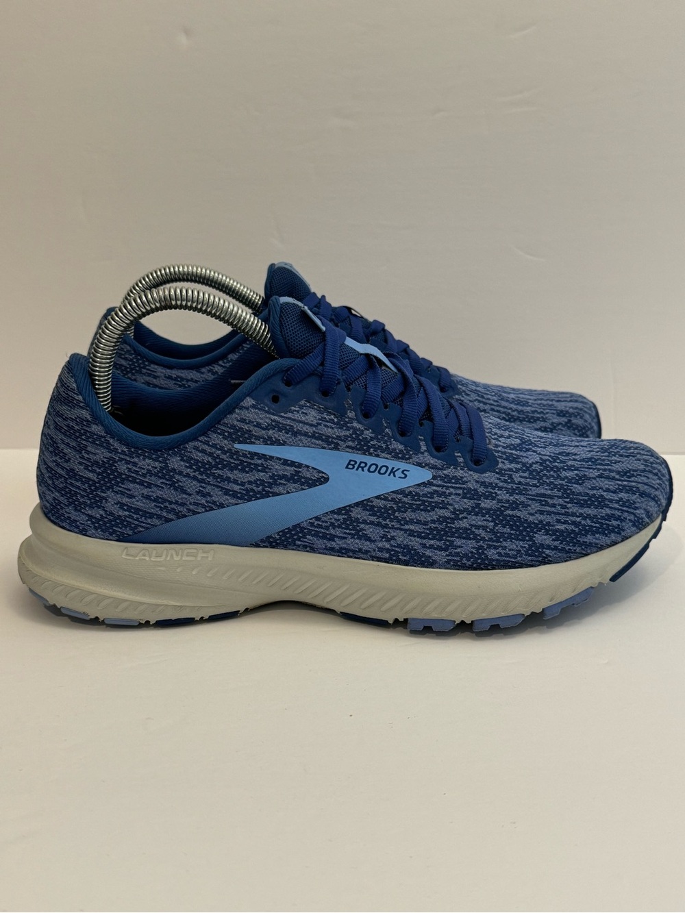 Brooks Launch 7 Running Shoes Women's Size 9 Blue DNA Neutral Speed 1203221B431